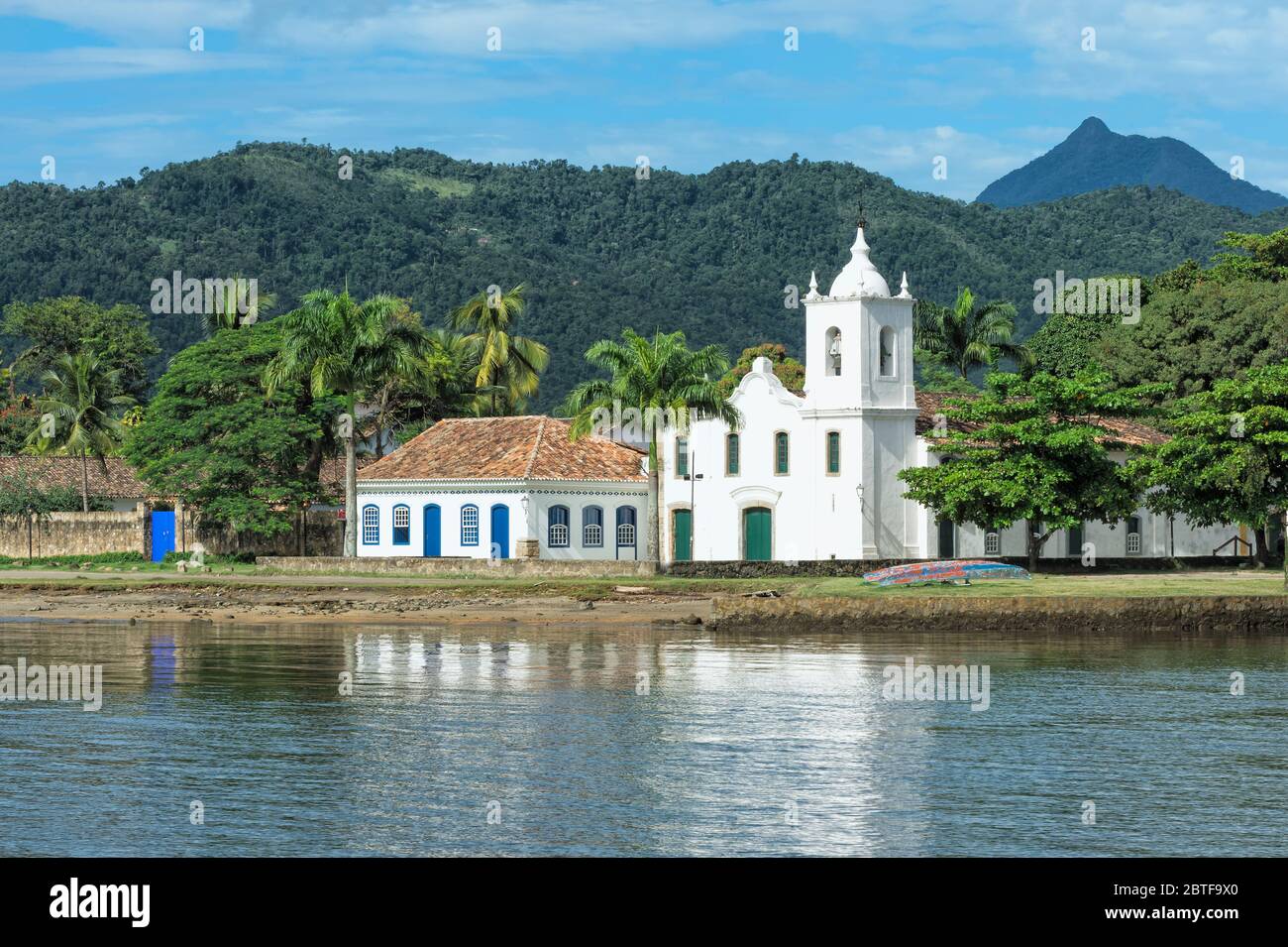 Nossa Senhora Das Dores Kapelle, Paraty, Bundesstaat Rio De Janeiro, Brasilien Stockfoto