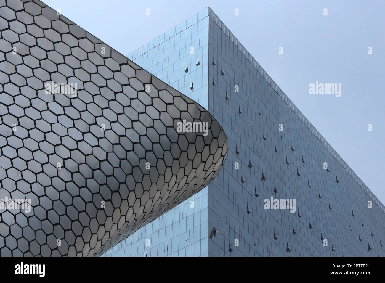 Das berühmte Soumaya Museum in Mexiko-Stadt, von Carlos Slim Stockfoto