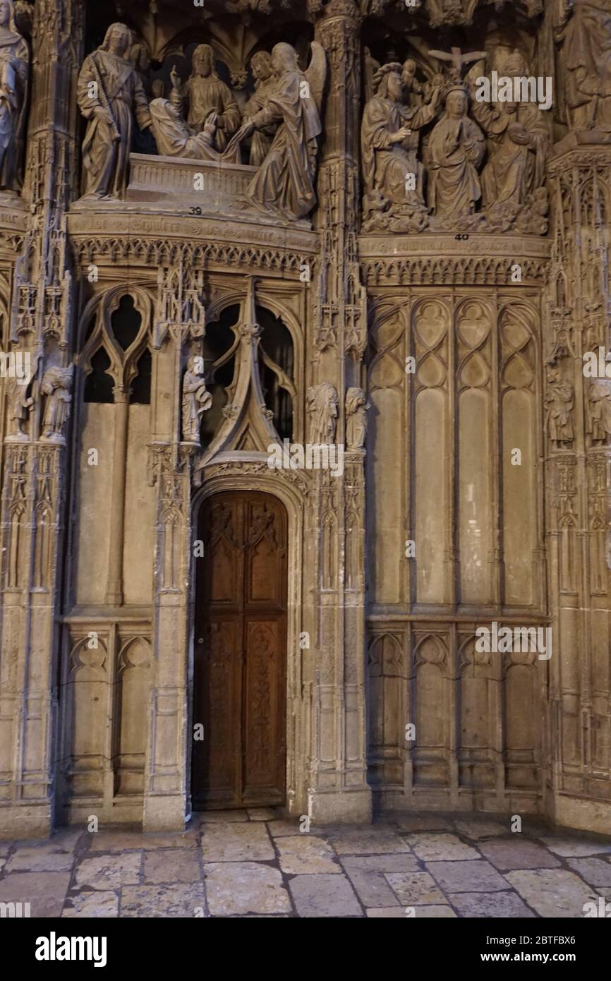 Kathedrale von Chartres, Frankreich Stockfoto