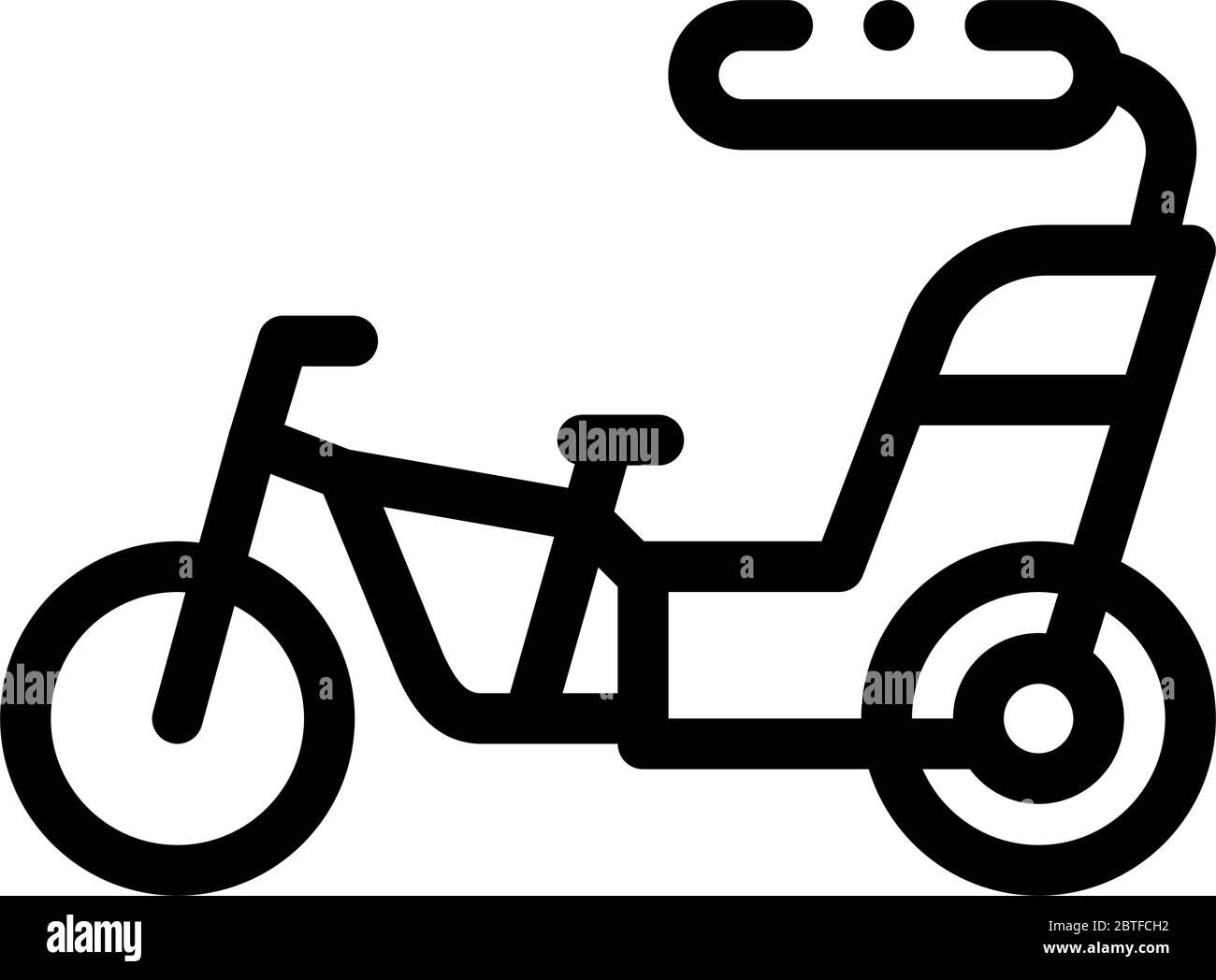 Verkehrsmittel in malaysia Symbol Vektor Illustration Stock Vektor