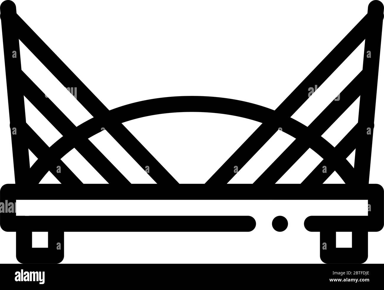 malaysia Sehenswürdigkeiten Symbol Vektor Kontur Illustration Stock Vektor