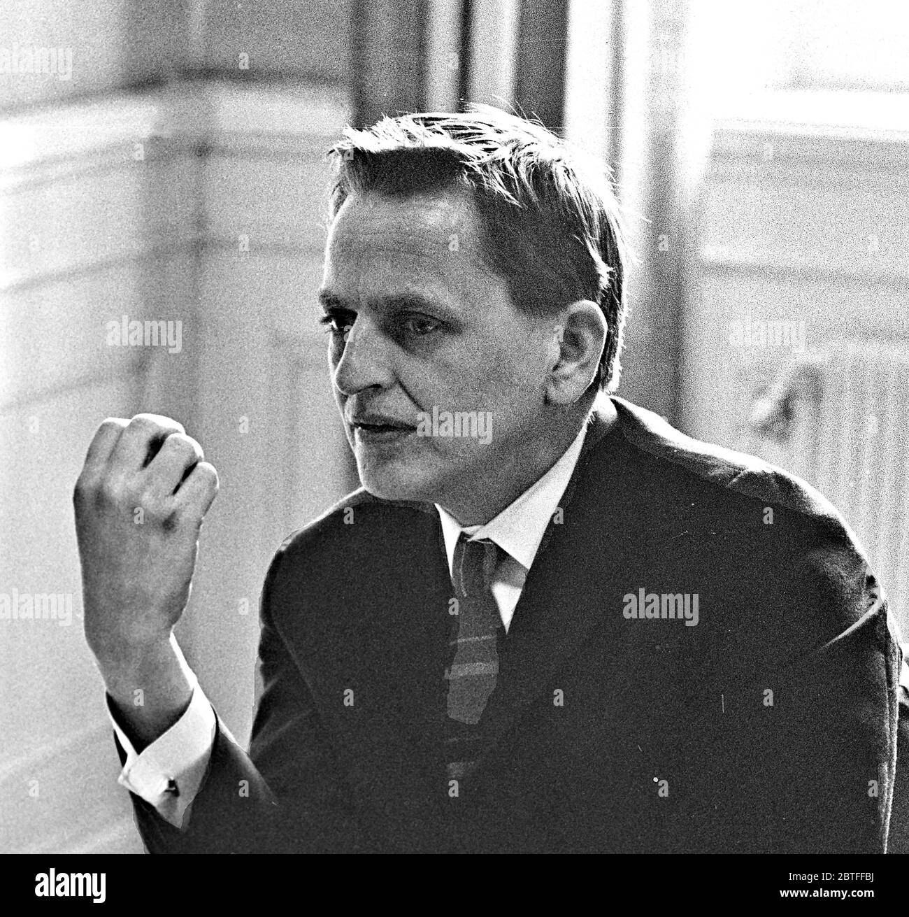 1966 , SCHWEDEN : der schwedische Politiker OLOF PALME ( 1927 - 1986 ) der schwedischen Sozialdemokratischen Partei , Premierminister zum Zeitpunkt seiner Ermordung . H Stockfoto
