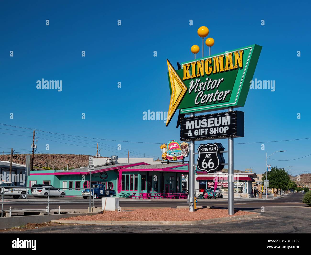 Kingman, 23. MAI 2020 - Zeichen des Weichsel-Zentrums Stockfoto