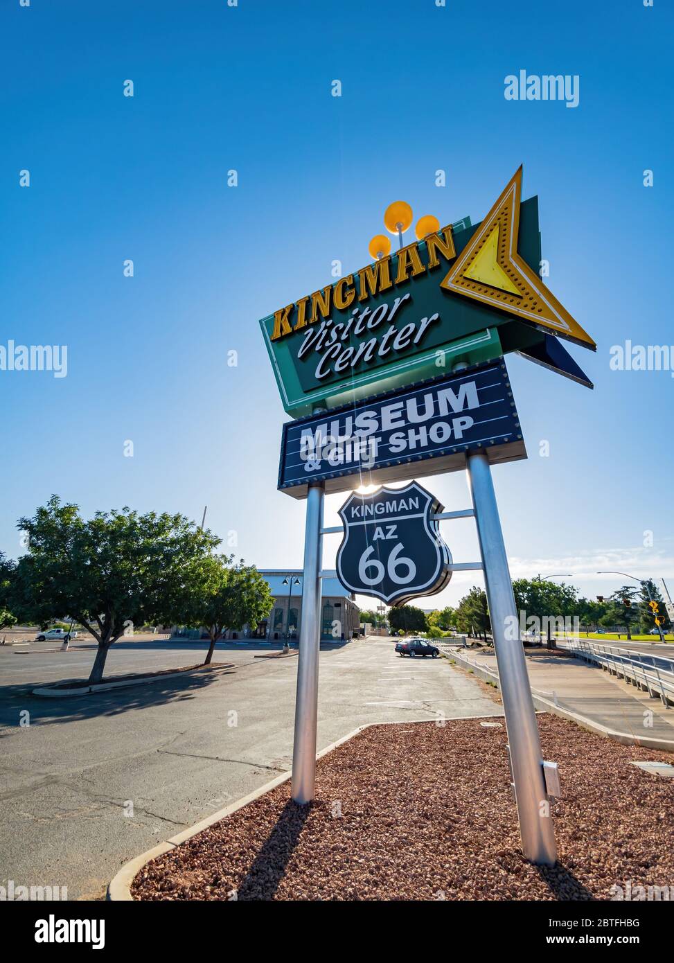 Kingman, 23. MAI 2020 - Zeichen des Weichsel-Zentrums Stockfoto