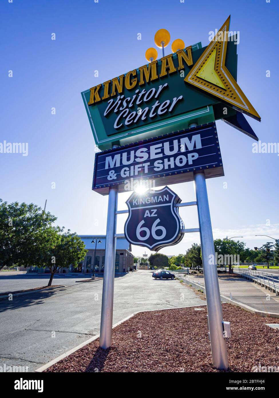 Kingman, 23. MAI 2020 - Zeichen des Weichsel-Zentrums Stockfoto