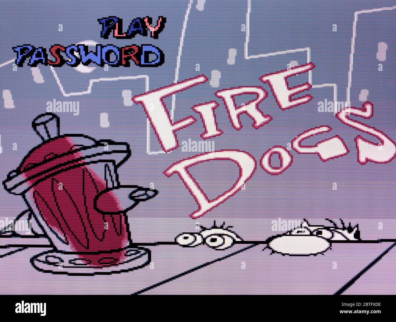 Ren & Stimpy Show the Fire Dogs - SNES Super Nintendo - nur zur redaktionellen Verwendung Stockfoto