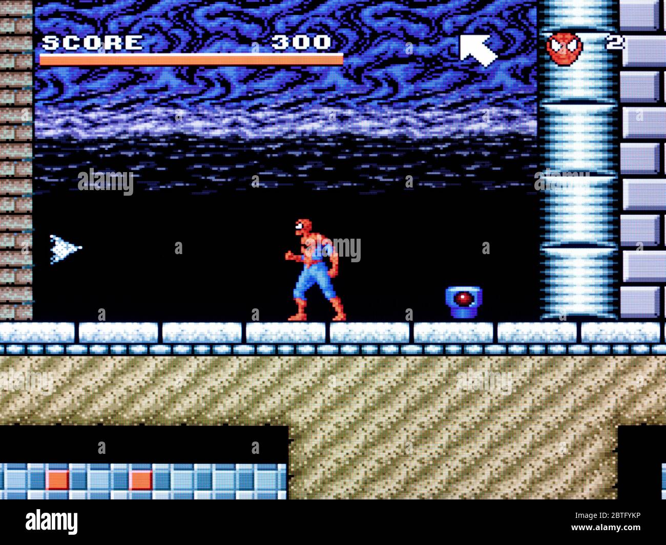 Spider-man X-Men Spiderman - SNES Super Nintendo - nur zur redaktionellen Verwendung Stockfoto
