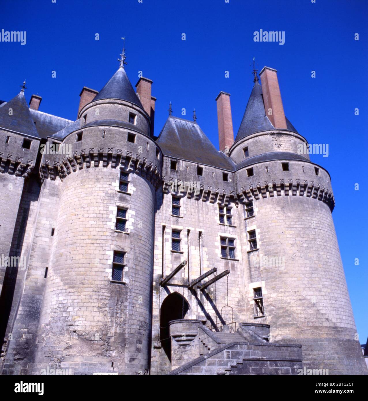 Schloss wickelten, Loire, Frankreich Stockfoto