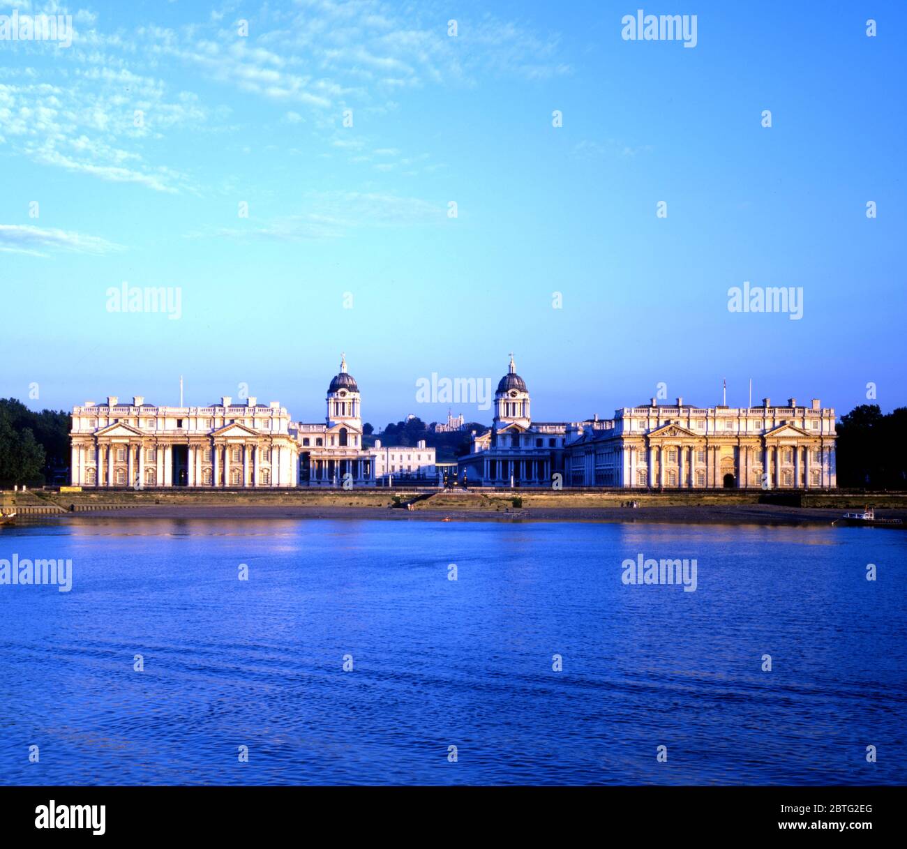 Royal Naval College in Greenwich, London, England. Bogen. WREN Stockfoto