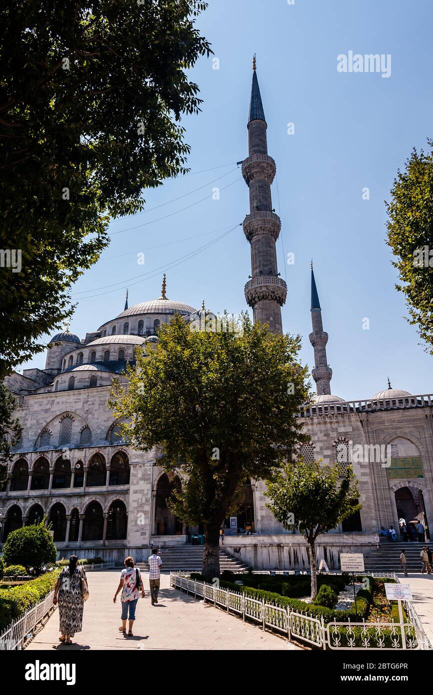 Sultan-Ahmed-Moschee (blaue Moschee), Istanbul Stockfoto