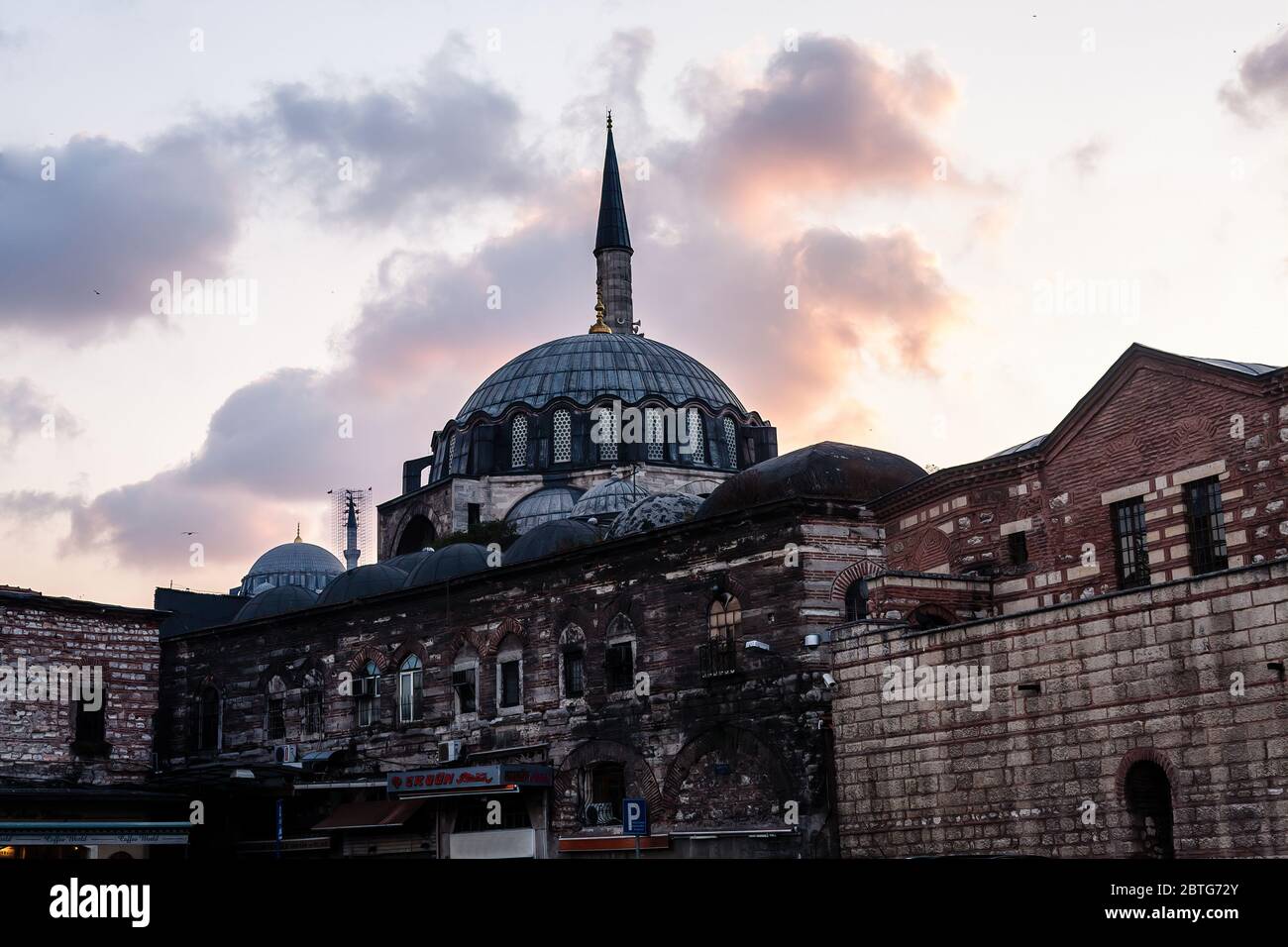 Rüstem Paşa Moschee, Istanbul Stockfoto