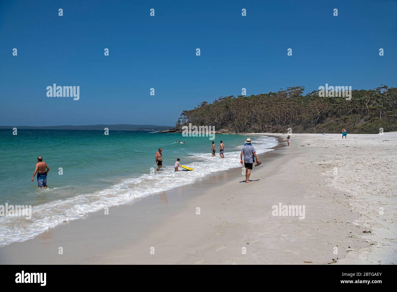 GreenFields Beach Jervis Bay NSW Australien Stockfoto