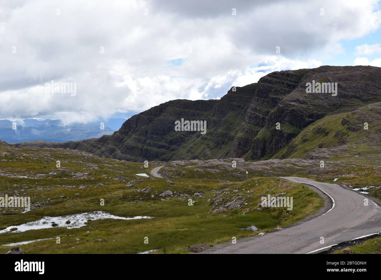 Schöne Aussicht von Bealach na Ba Stockfoto