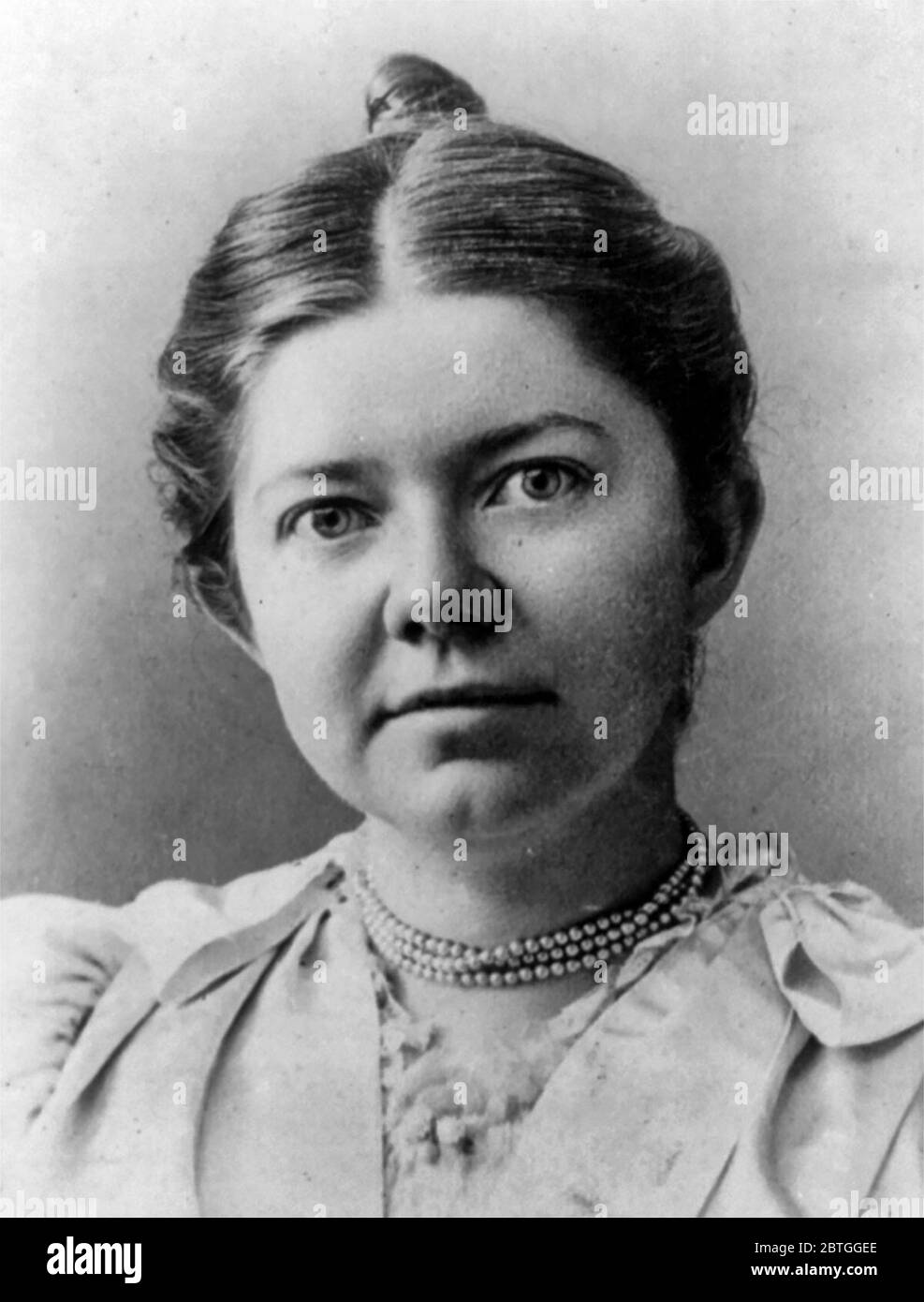 Amerikanische Komponistin und Pianistin Amy Beach (1867-1944) Stockfoto