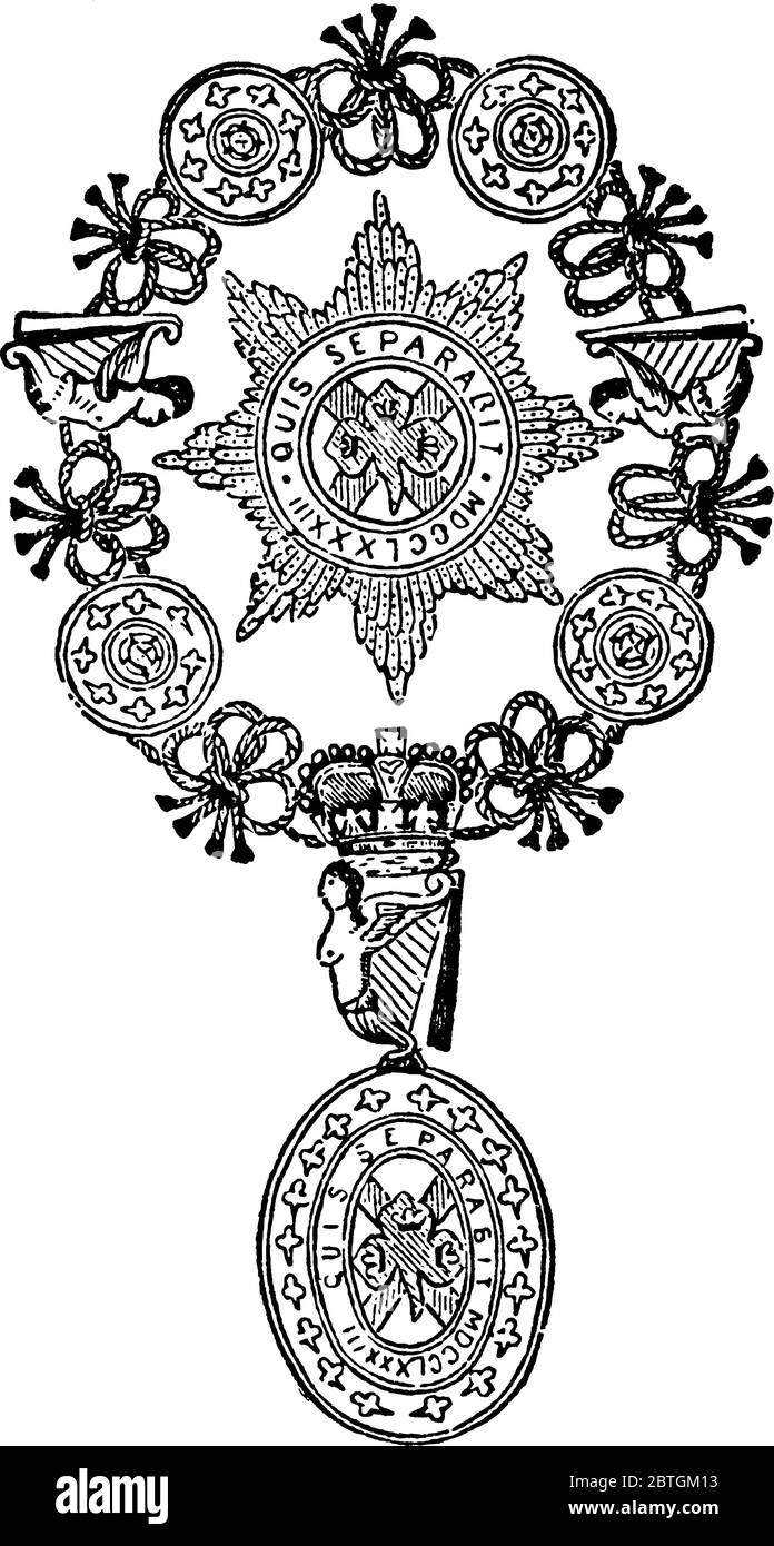 St. Patrick ist der Apostel oder schutzpatron von Irland. Sein Eifer veranlasste ihn, den Kanal für die Bekehrung der heidnischen Iren zu überqueren. Er kam hinein Stock Vektor