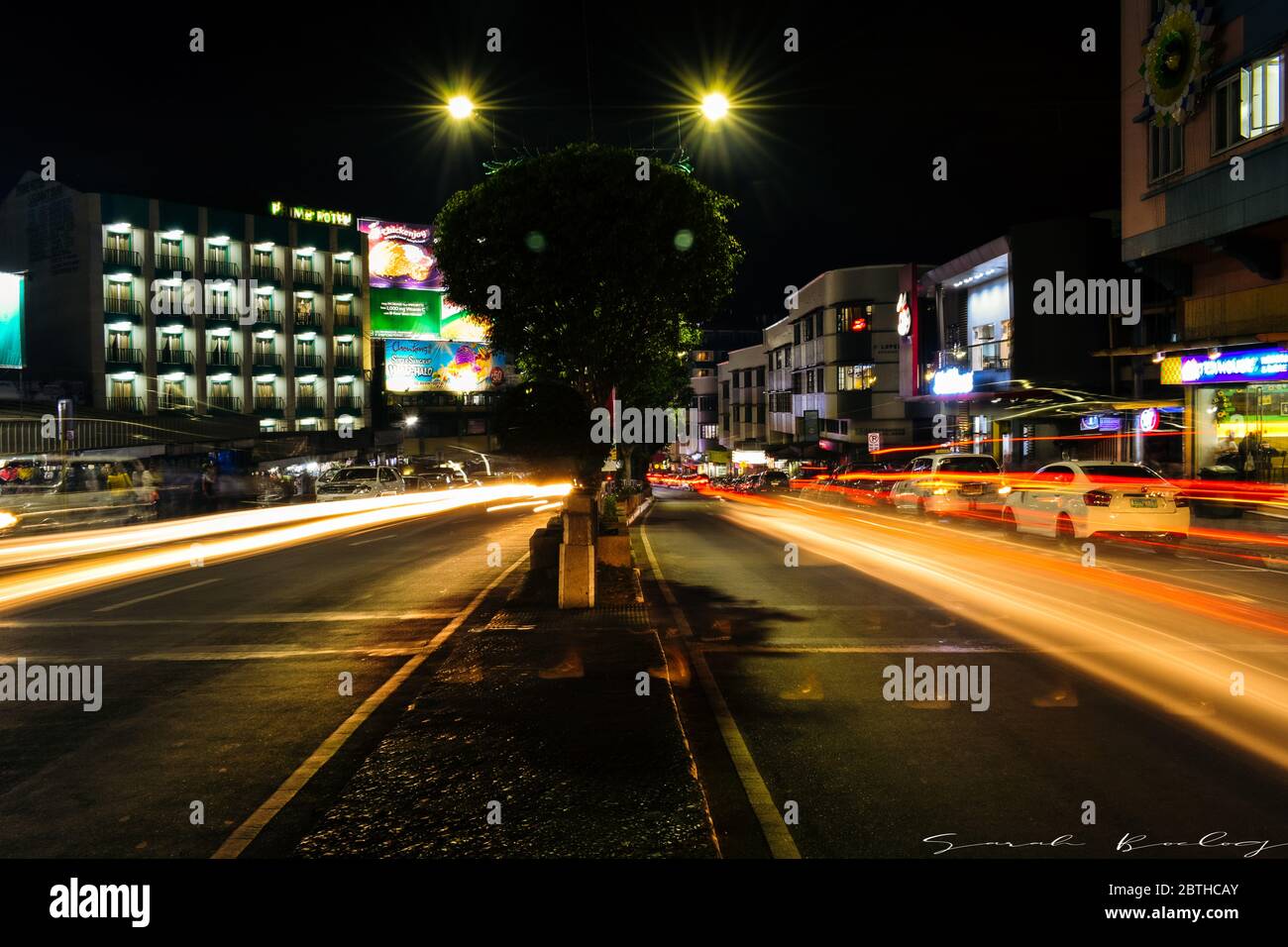 Session Road, Baguio City Stockfoto