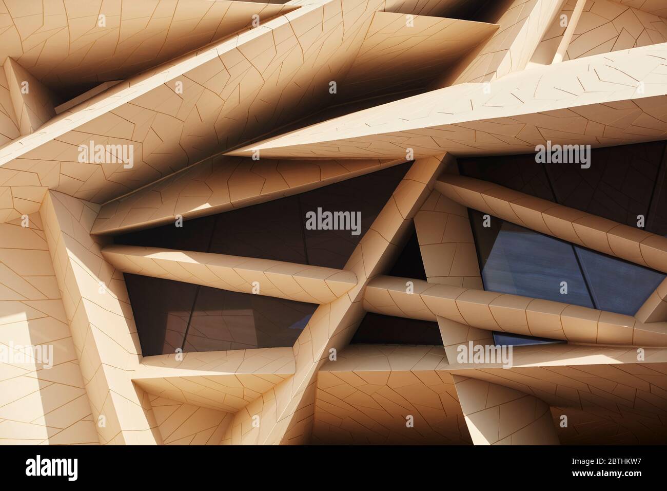 Nationalmuseum von Katar von Architekt Jean Nouvel, Doha Stockfoto