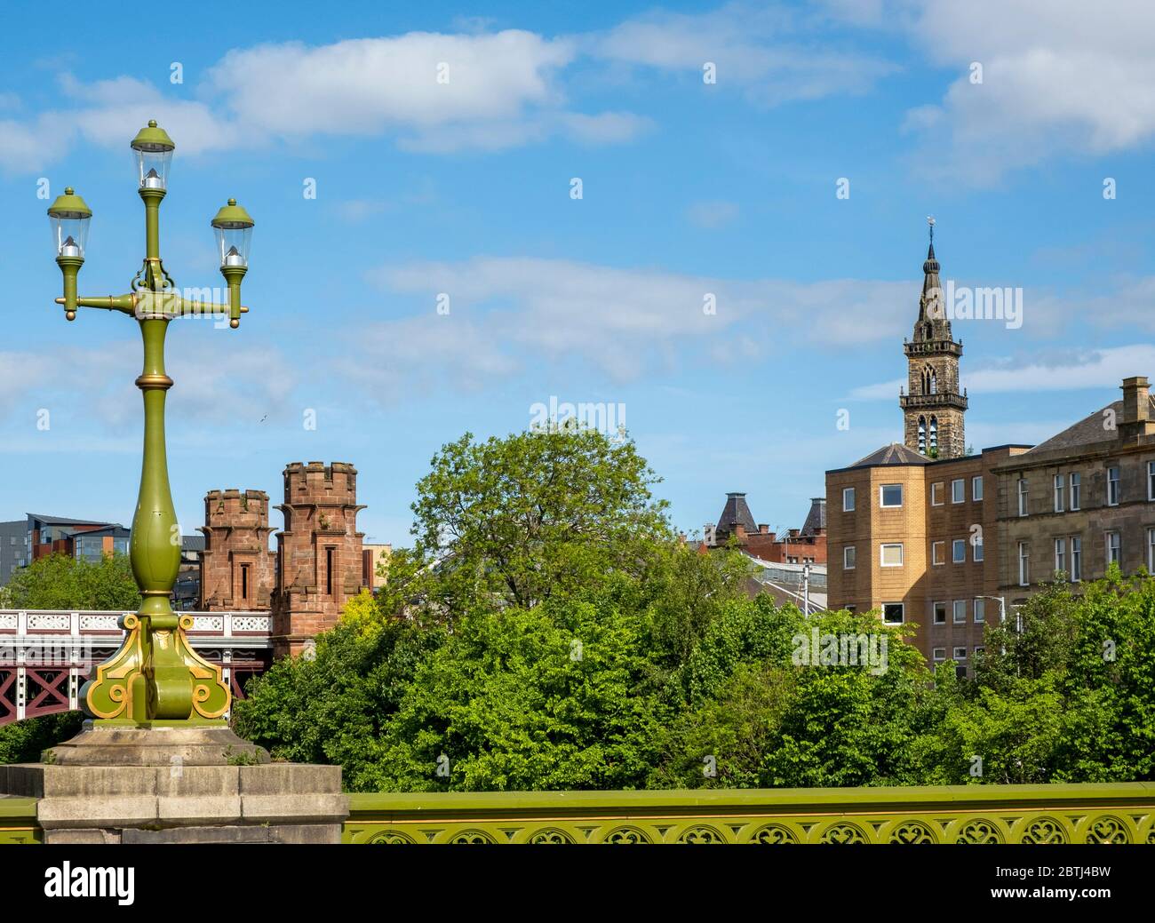 Albert Bridge, Saltmarket, Glasgow, Schottland, Großbritannien Stockfoto