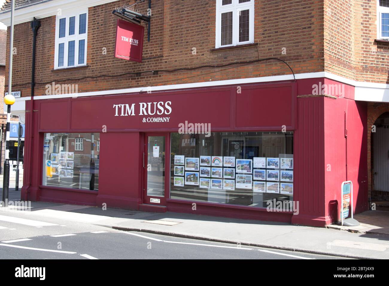 Tim Russ Estate Agents in Beaconsfield in Bucks, Großbritannien Stockfoto