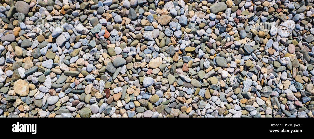 Meer Kieselstein Meer Steine Hintergrund Stockfoto