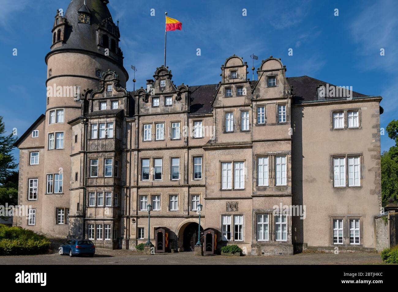 Die Fürstenresidenz Schloss in Detmold Stockfoto