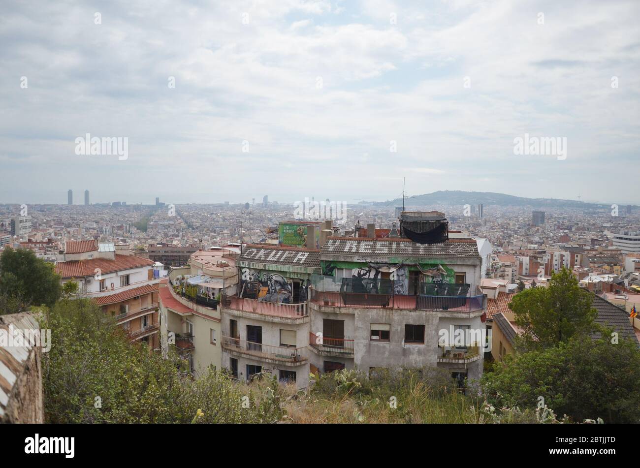 Barcelona, die kosmopolitische Hauptstadt der spanischen Region Katalonien, ist für seine Kunst und Architektur bekannt. Stockfoto