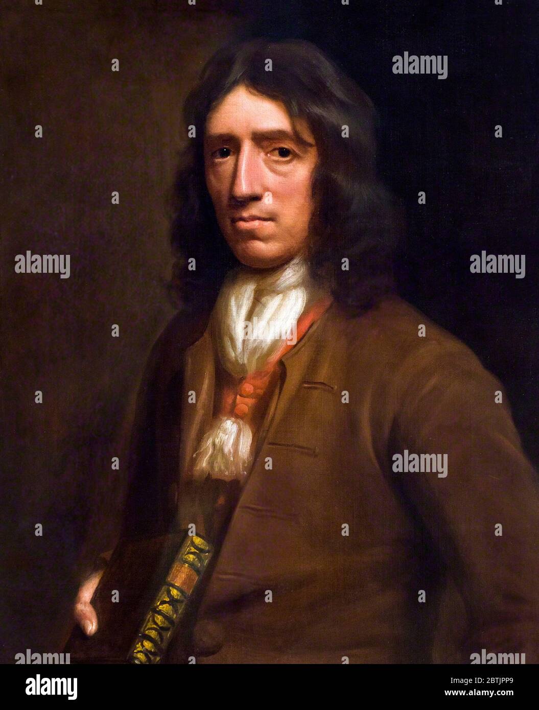 Der englische Forscher und Naturforscher aus dem 17. Jahrhundert, William Dampier (1651-1715) Porträt von Thomas Murray, Öl auf Leinwand, ca. 1697-98. Stockfoto