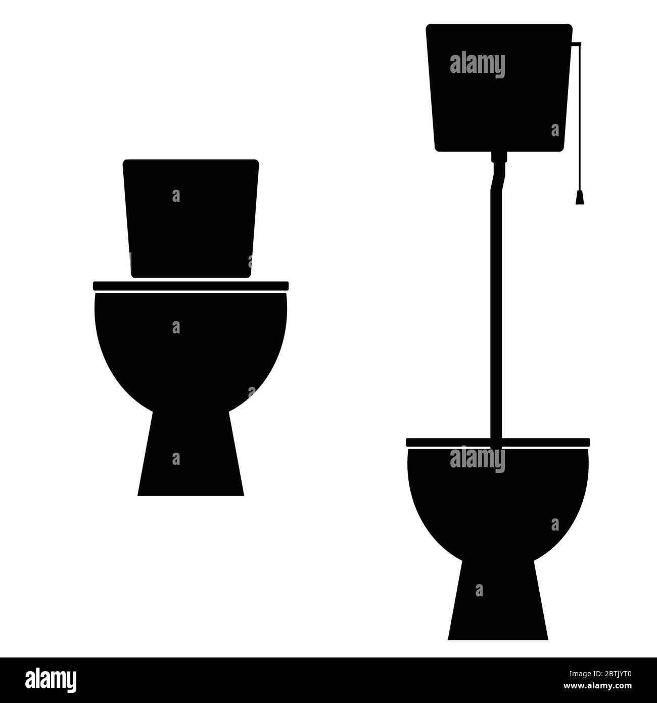 Wc Vector Illustration Stock Vektor