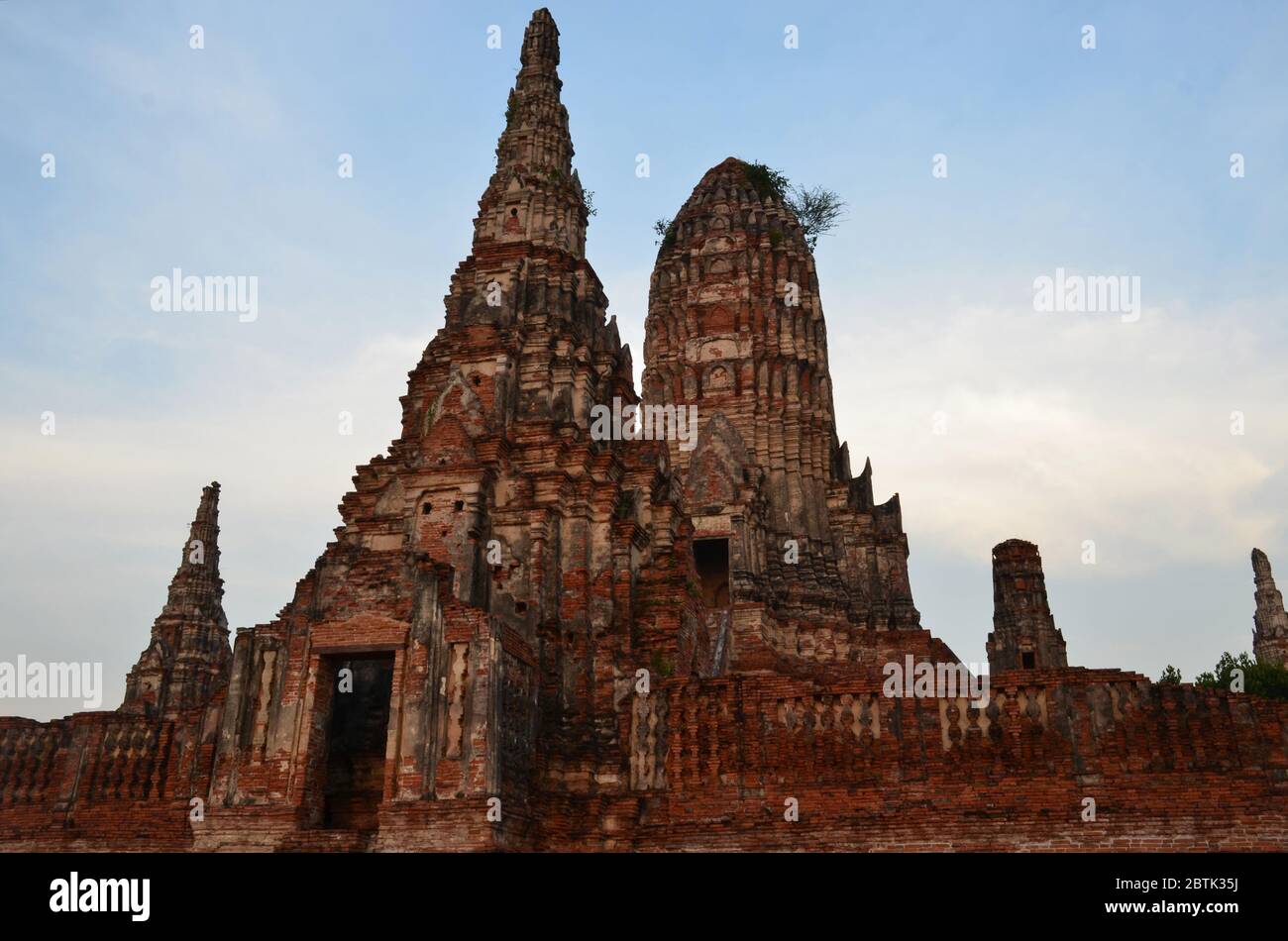 Wat Chaiwatthanaram, einer der schönsten Tempel in Ayutthaya Stockfoto