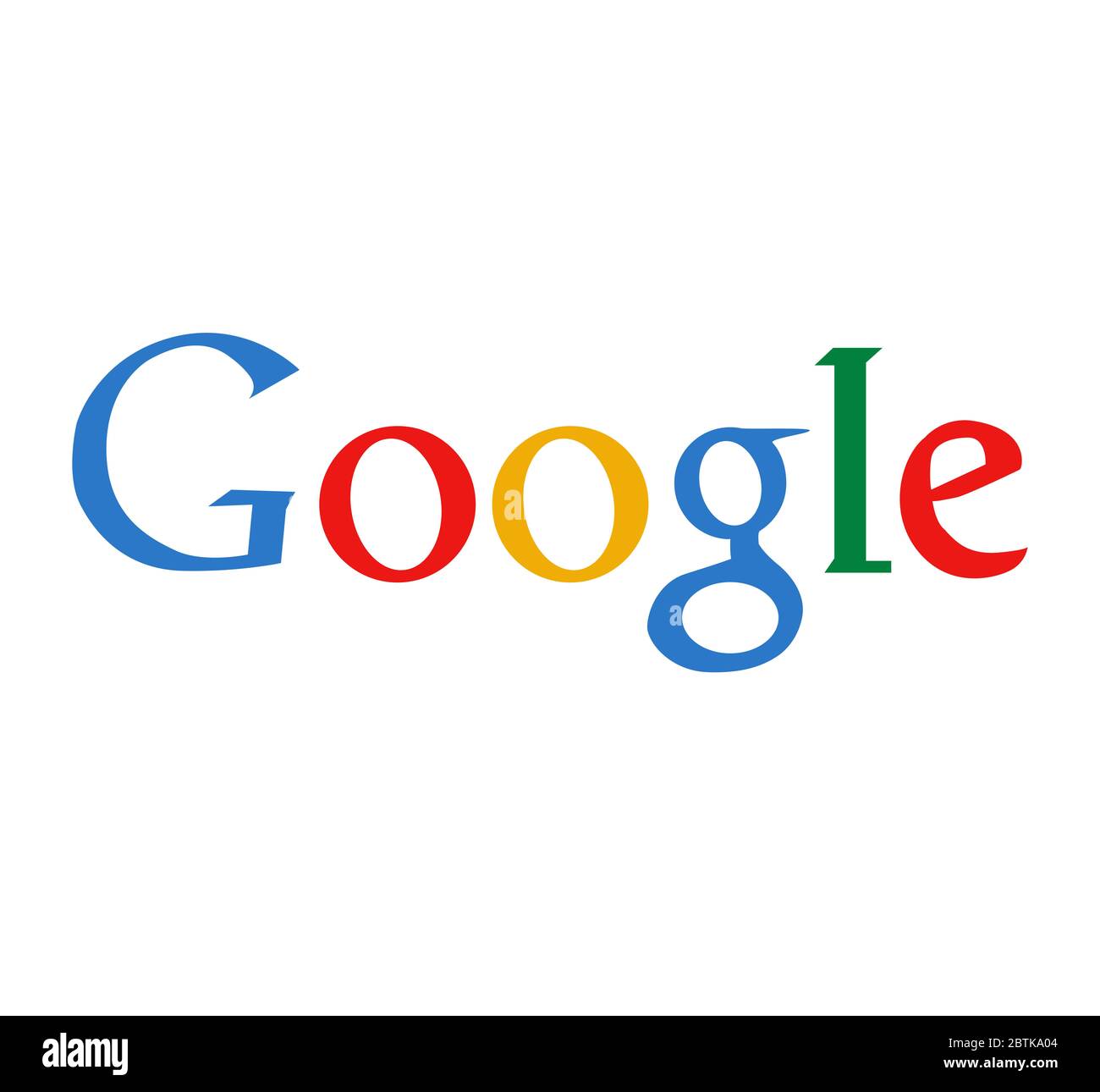 Google-Logo. Google ist es die größte Internet-Suchmaschine, im Besitz der USA Google Inc. Kharkiv, Ukraine - 26. Mai 2020 Stockfoto