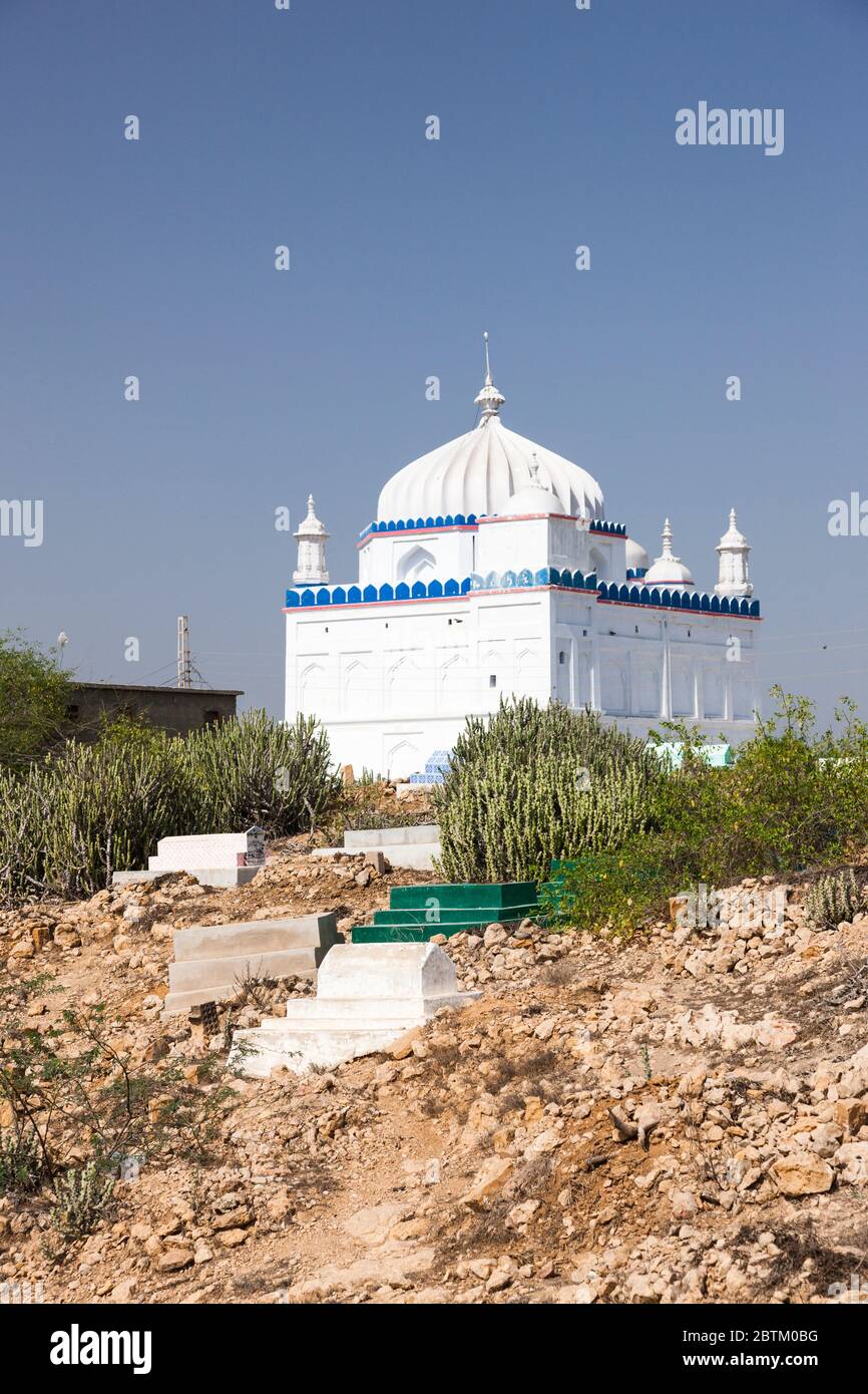 Makli Necropolis, Makli Hills, einer der größten Beerdigung Websites in der Welt, Makli, Vorort von Thatta, Sindh Provinz, Pakistan, Südasien, Asien Stockfoto