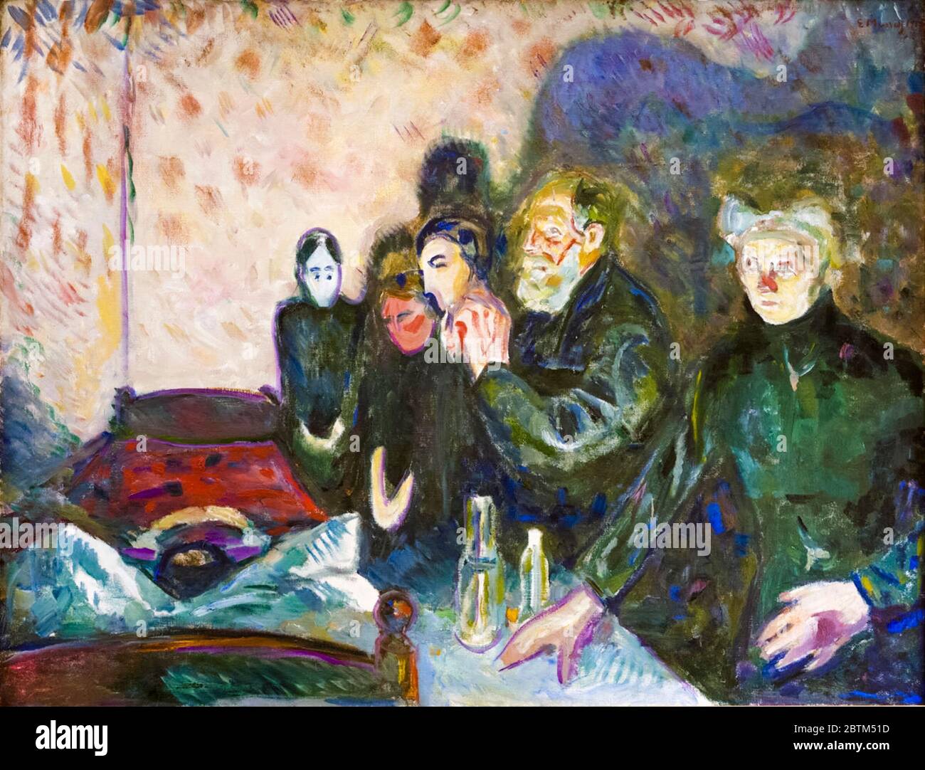 Edvard Munch, Todeskampf, Malerei, 1915 Stockfoto