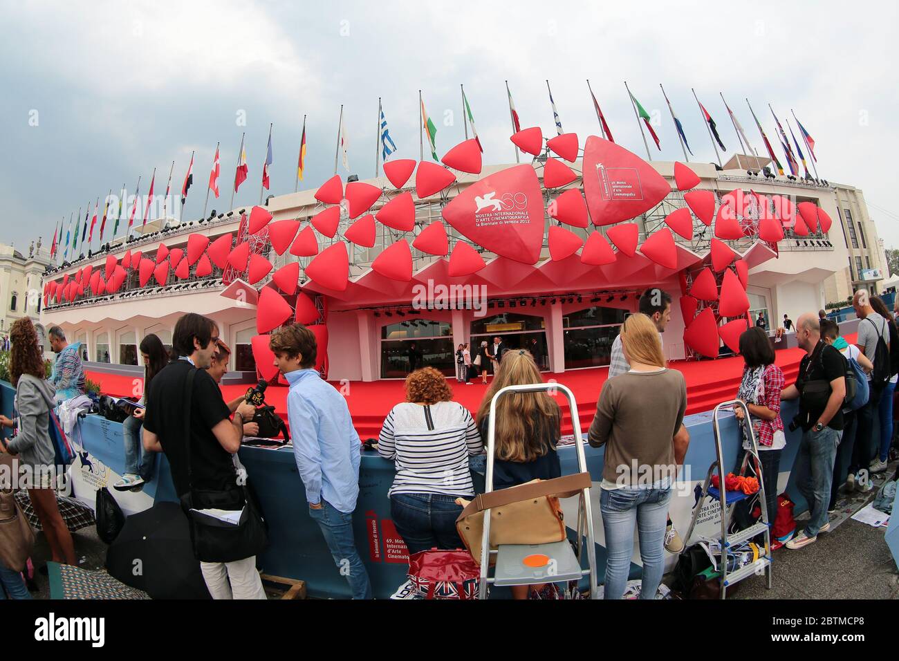 VENEDIG, ITALIEN - SEPTEMBER 05: Visionen des Festivals beim 69. Filmfestival Venedig am 5. September 2012 in Venedig, Italien. Stockfoto