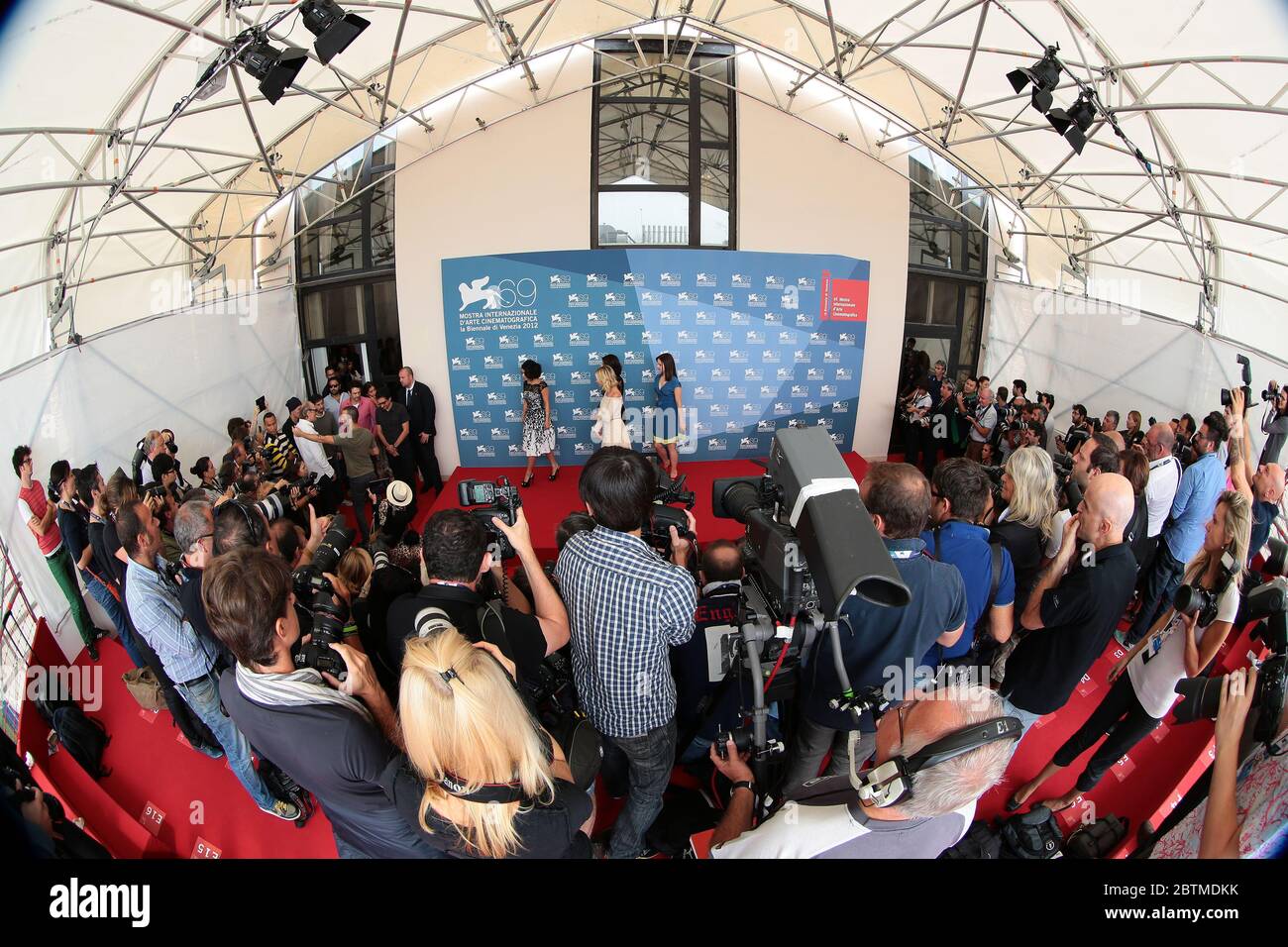 VENEDIG, ITALIEN - SEPTEMBER 05: Vision einer Fotocall-Session beim 69. Filmfestival von Venedig am 5. September 2012 in Venedig, Italien Stockfoto