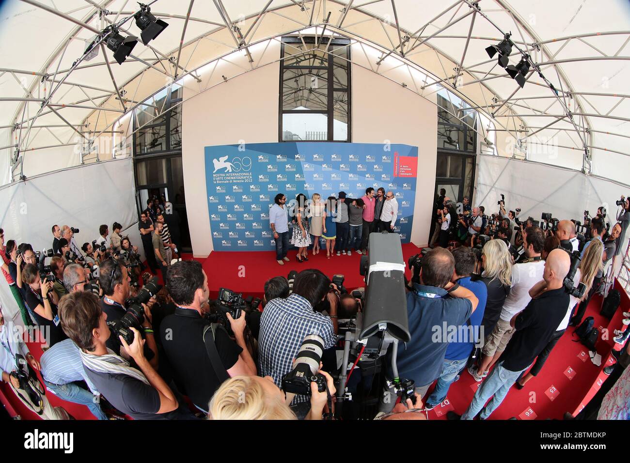VENEDIG, ITALIEN - SEPTEMBER 05: Vision einer Fotocall-Session beim 69. Filmfestival von Venedig am 5. September 2012 in Venedig, Italien Stockfoto