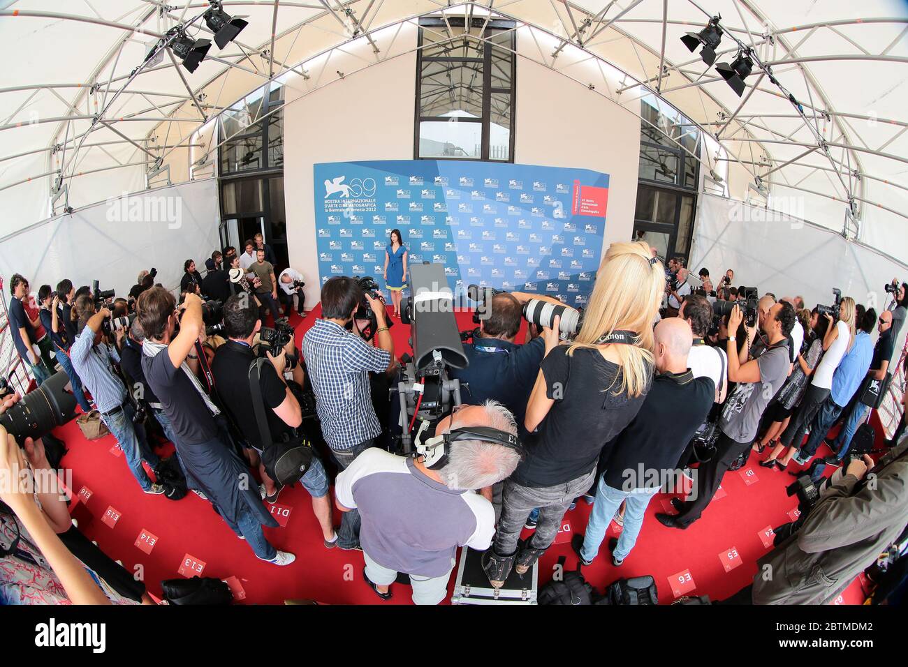 VENEDIG, ITALIEN - SEPTEMBER 05: Vision einer Fotocall-Session beim 69. Filmfestival von Venedig am 5. September 2012 in Venedig, Italien Stockfoto