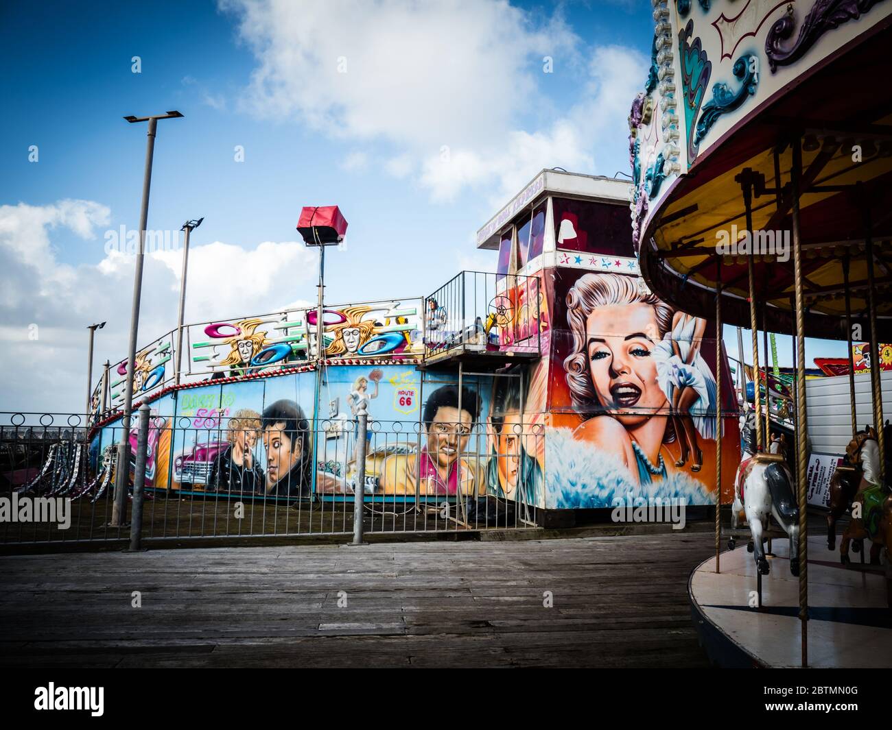 Blackpool Reiseziel Lancashire Nordengland Stockfoto