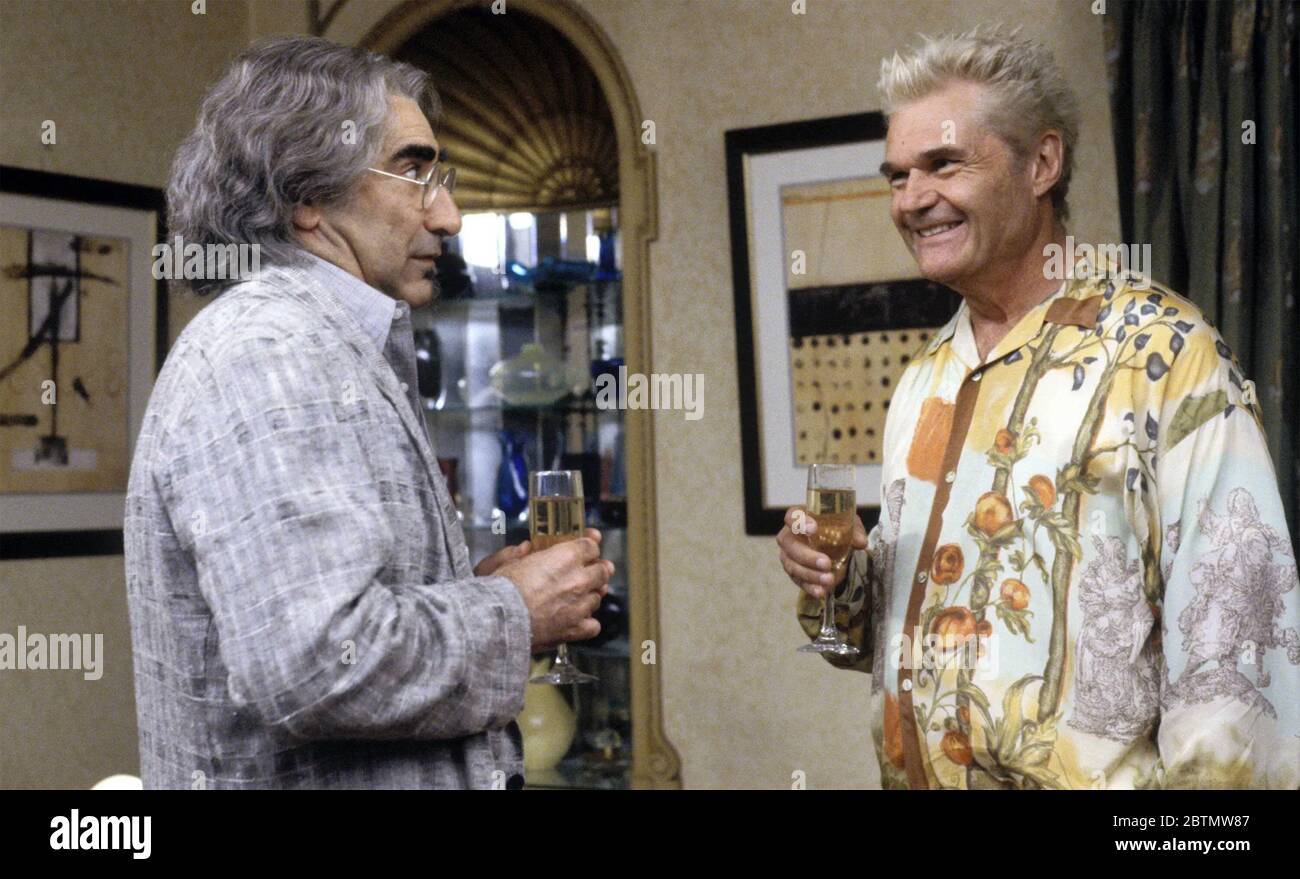 Ein MÄCHTIGER WIND 2003 Castle Rock Entertainment Film mit Eugene Levy auf der linken Seite und Fred Willard Stockfoto