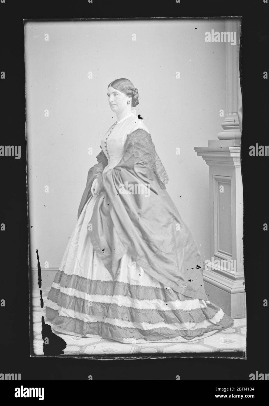 Frau Nathaniel P. Mary Banks. Stockfoto