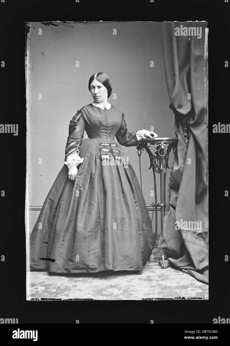 Frau Ulysses S Julia Dent Grant. Stockfoto