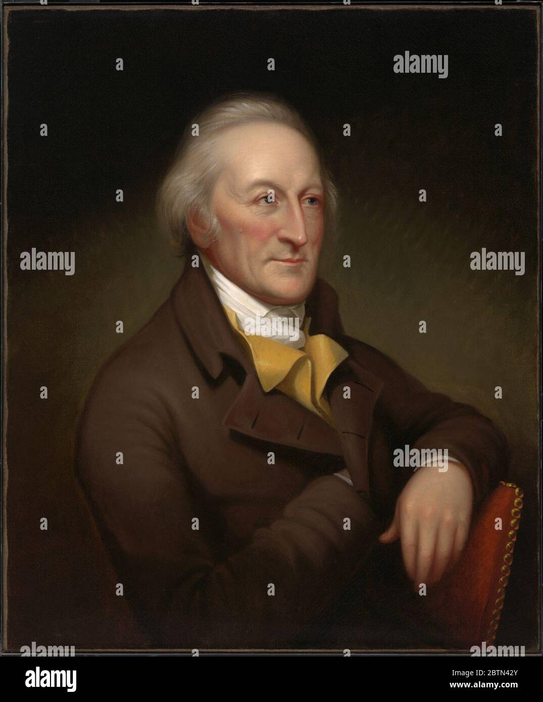 George Clymer. William Read [1767-1846]; seine Tochter Mary Read [1799-1875, Mrs. Coleman Fisher]; ihr Sohn William Read Fisher; seine Schwester Sally Read Fisher; ihr Neffe George Clymer [d. 1953]; seine Witwe [d. 1969]; ihr Sohn W.B.Shubrick Clymer, Harrisville, N.H.; Schenkung 1972 an NPG. Stockfoto