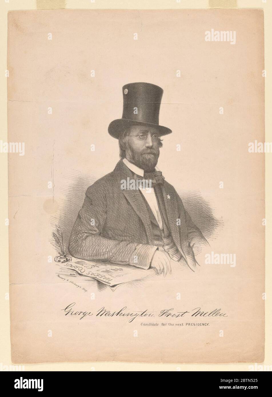 George Washington Frost Mellen. Stockfoto