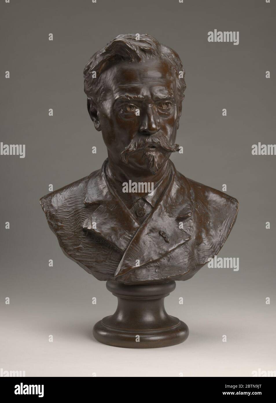 Richard Morris Hunt. Der gebürtige Brattleboro, VermontRichard Morris Hunt, der am École des Beaux-Arts in Paris ausgebildet wurde, war einer der profiliertesten Architekten des späten 19. Jahrhunderts in Amerika. Stockfoto