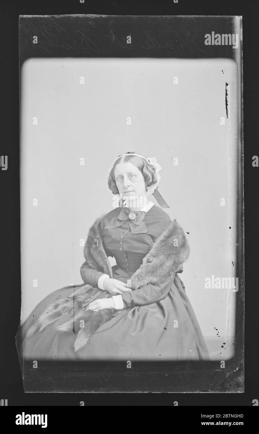 Unbekannte Frau. Stockfoto