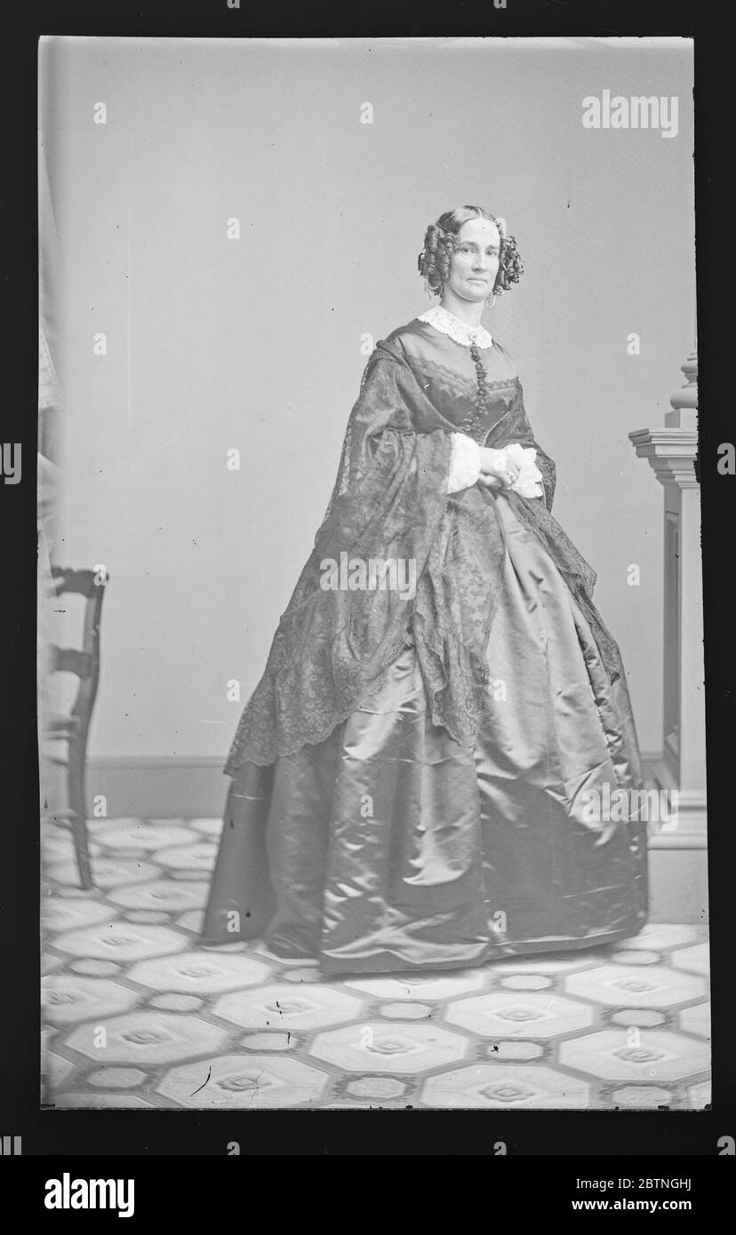 Unbekannte Frau. Stockfoto