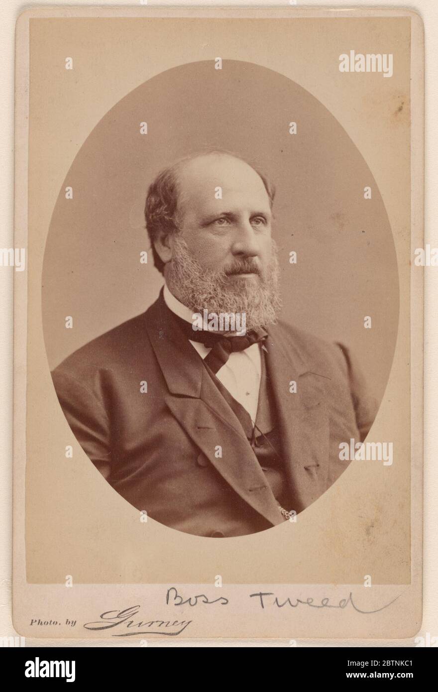 William Marcy Tweed. Stockfoto