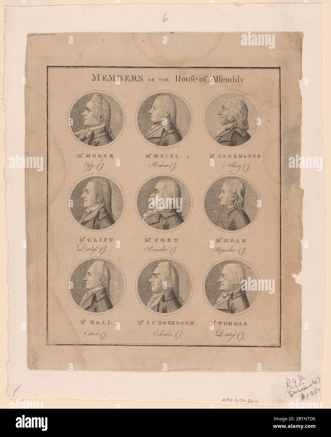 Mitglieder Haus der Versammlung. Stockfoto