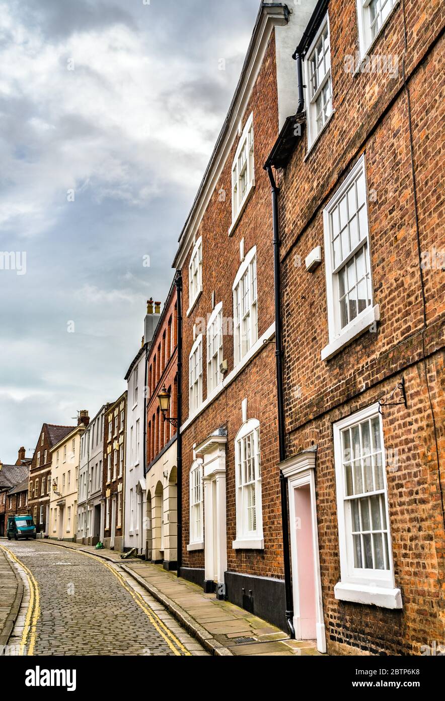 Traditionelle Häuser in Chester, England Stockfoto