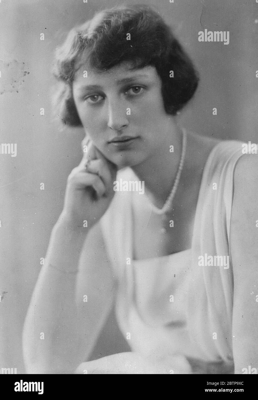 Prinzessin Martha von Schweden . August 1927 Stockfoto