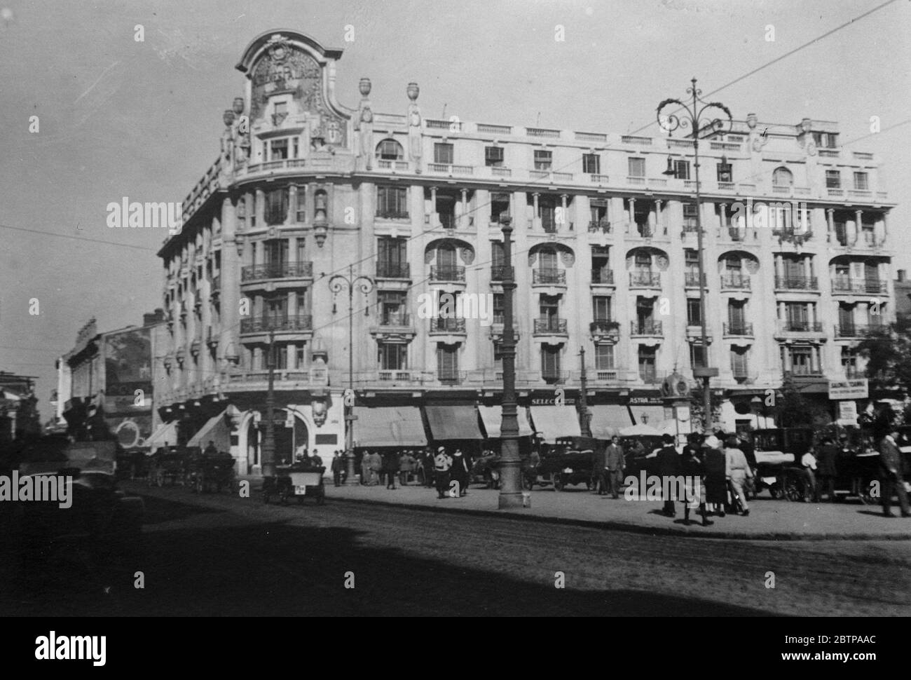 Das Athenee Palace Hotel. Bukarest. 10 Mai 1928 Stockfoto